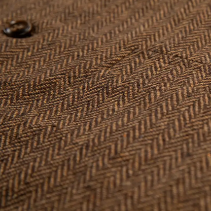 Javier – Chaleco sastrero tweed con solapas Hombre