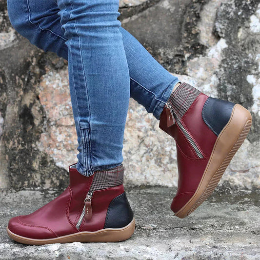 Sofía - Botines de mujer con cremallera lateral