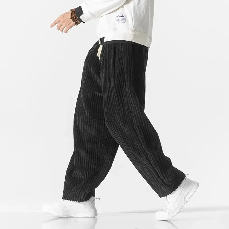 Oliver – Relaxed Wide-Leg Corduroy Trousers