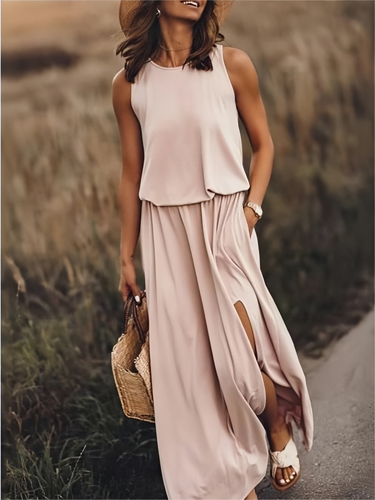 Clara – Vestido maxi boho de diseño elegante