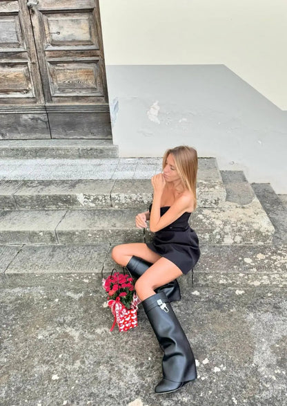 Isabella – Botas extralargas de diseño avant-garde para mujer