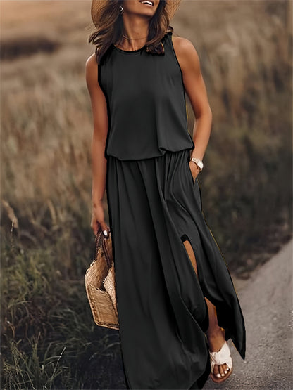Clara – Vestido maxi boho de diseño elegante