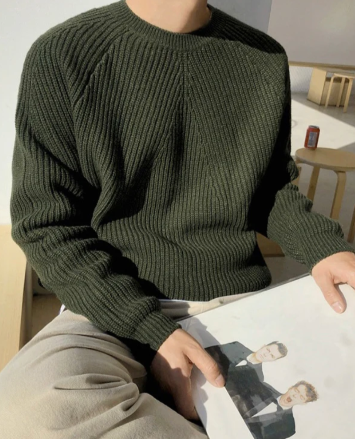 Mateo – Jersey de punto grueso para hombre