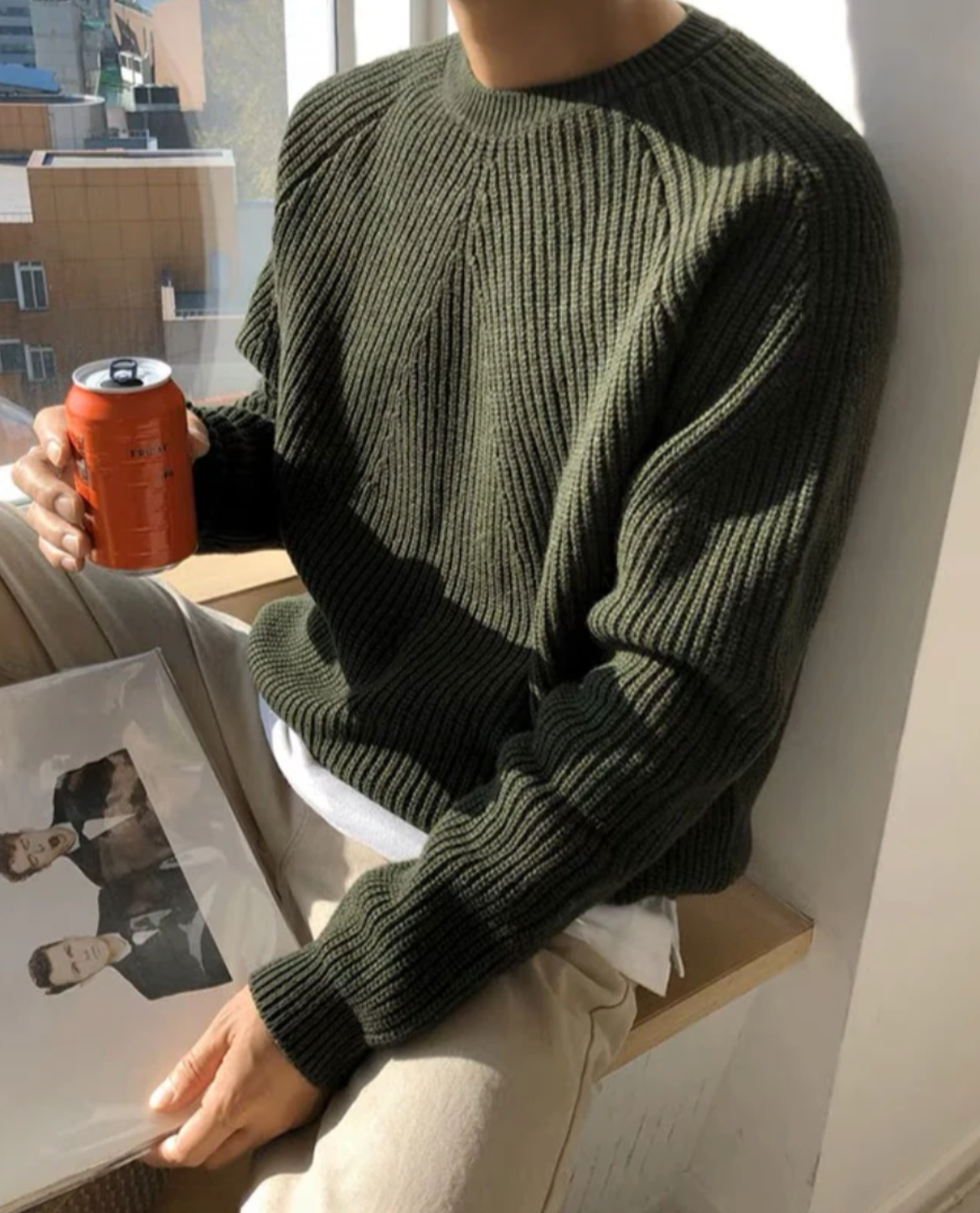 Mateo – Jersey de punto grueso para hombre