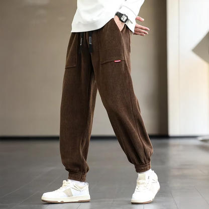 Lucas – Pantalón jogger de pana con bolsillos