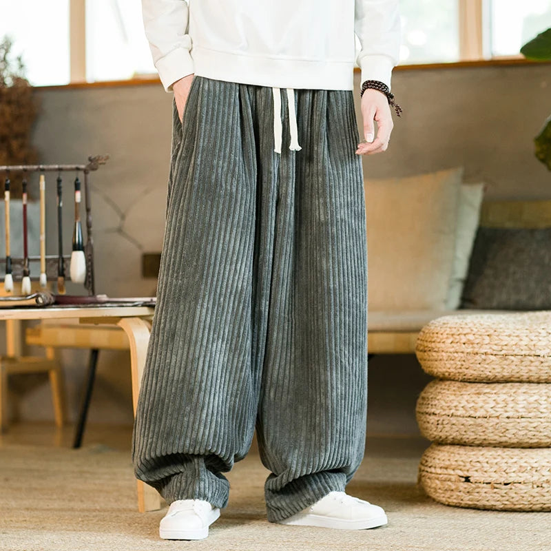 Oliver – Relaxed Wide-Leg Corduroy Trousers