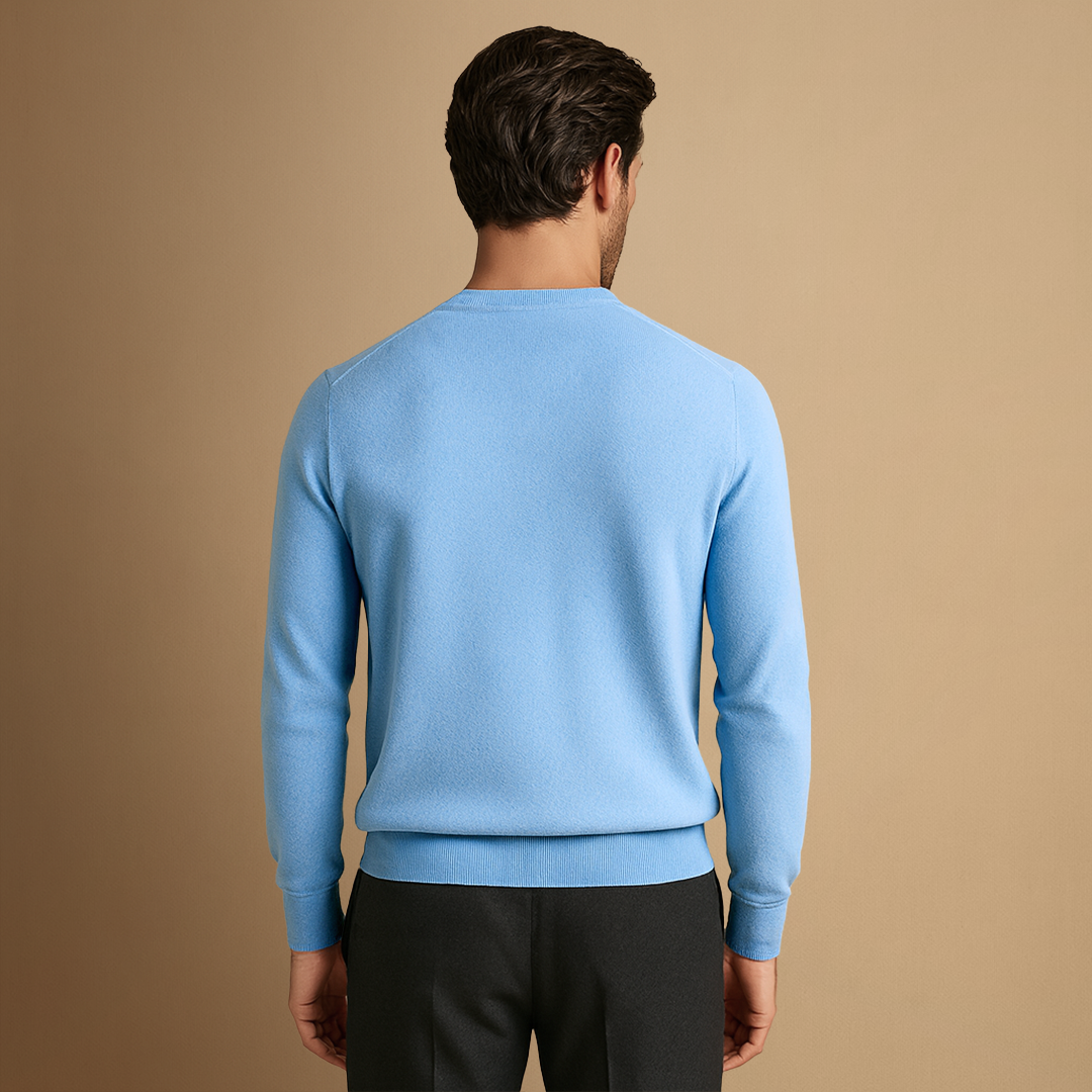 Hugo – Jersey de punto básico para hombre