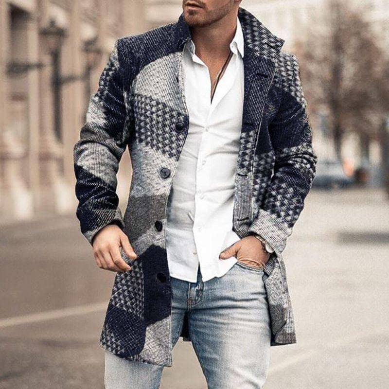 Leonardo – Abrigo de Lana con Estilo Clásico para Hombre