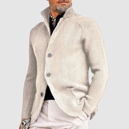 Leandro – Chaqueta de Punto con Botones para Hombre