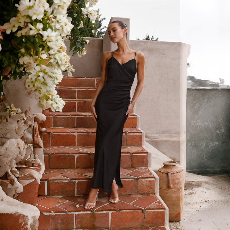 Nuria | Vestido ajustado con tirantes finos