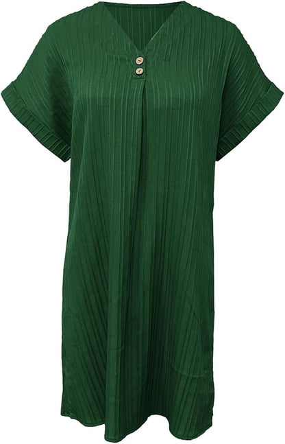 Mara – Vestido de lino elegante de verano para mujer