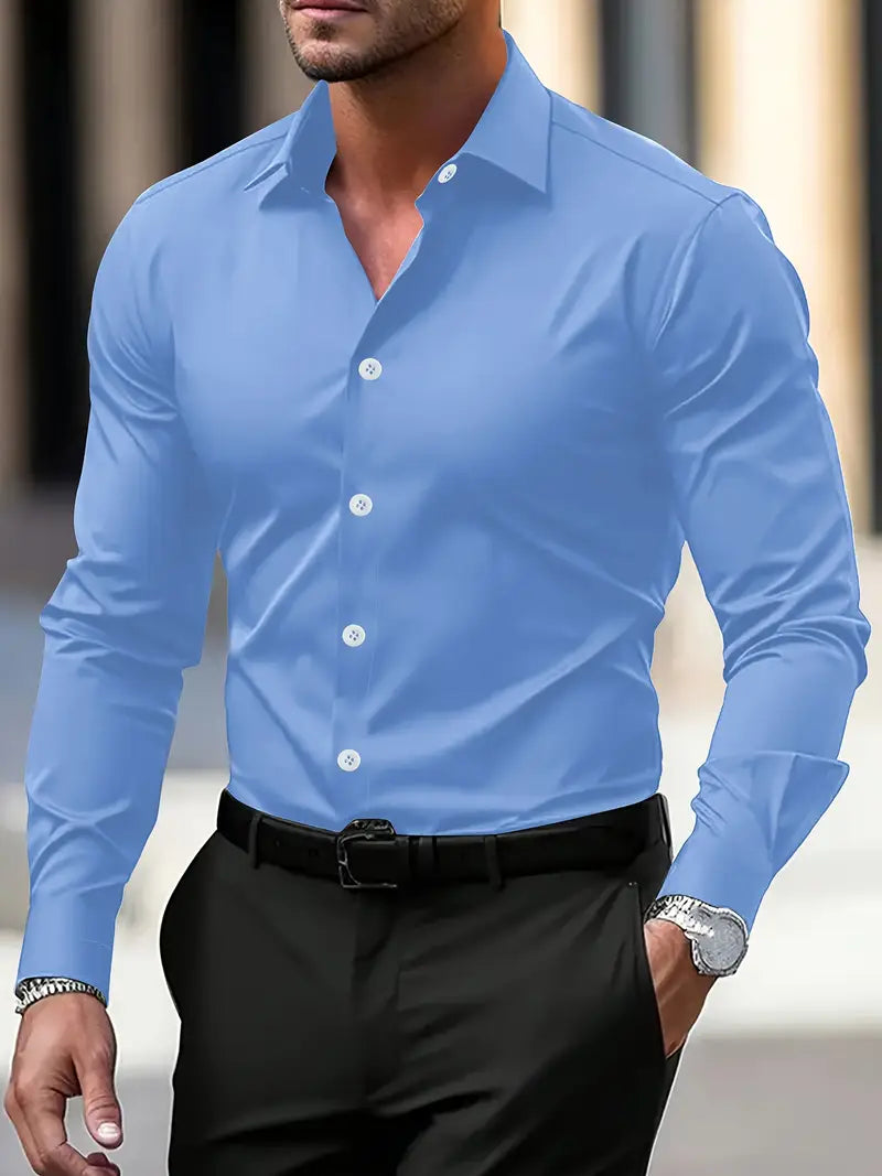 Gabriel – Camisa Slim Fit de Estilo Moderno para Hombre