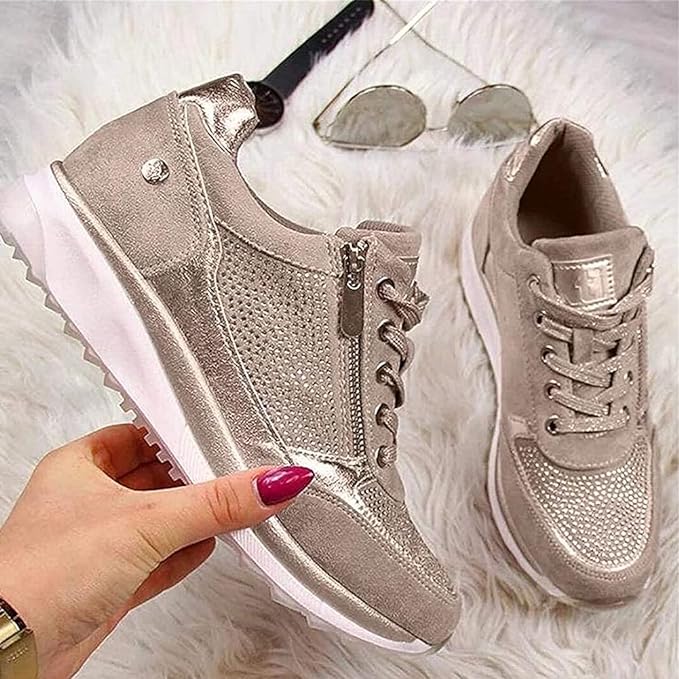 Sofia – Zapatillas ortopédicas con cremallera