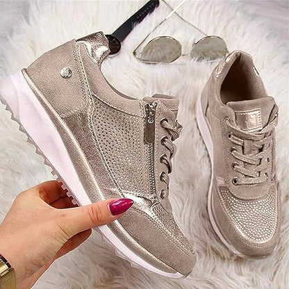 Sofia – Zapatillas ortopédicas con cremallera