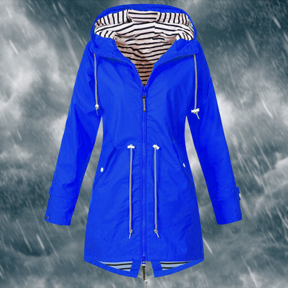 Nerea – Chaqueta impermeable de mujer con capucha