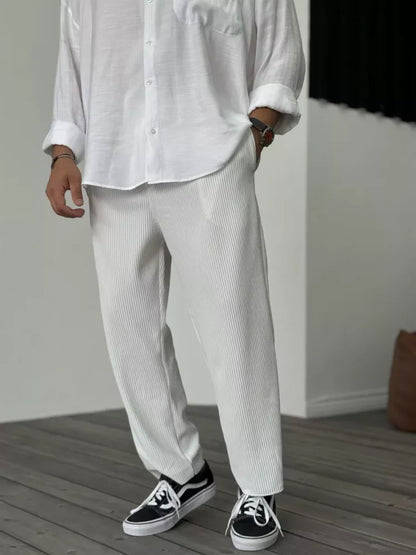 Diego - Pantalón plisado hombre casual