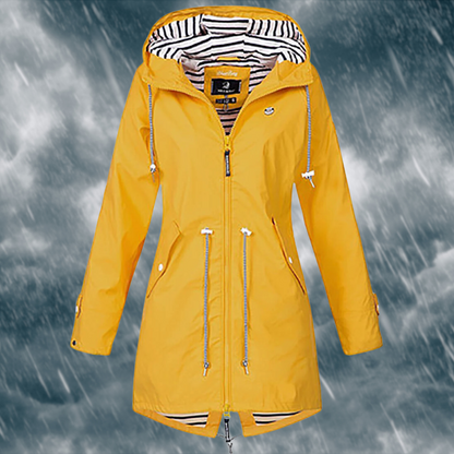 Nerea – Chaqueta impermeable de mujer con capucha