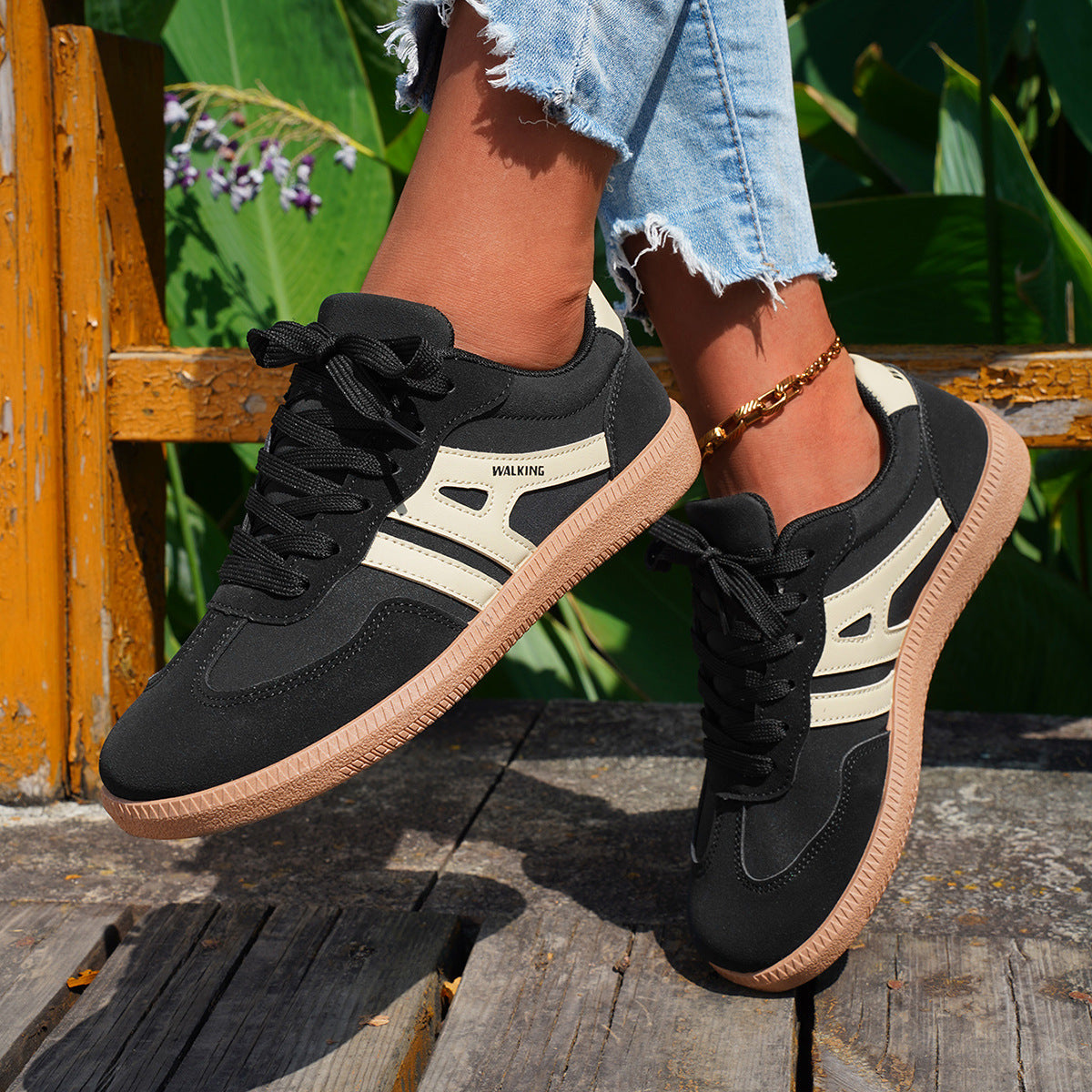 Nova – Zapatillas ortopédicas deportivas con diseño retro y suela antideslizante