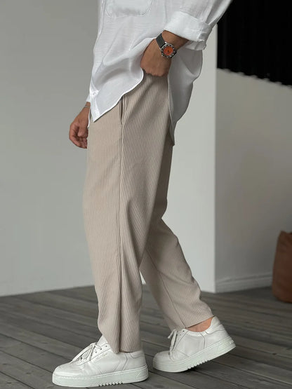 Diego - Pantalón plisado hombre casual