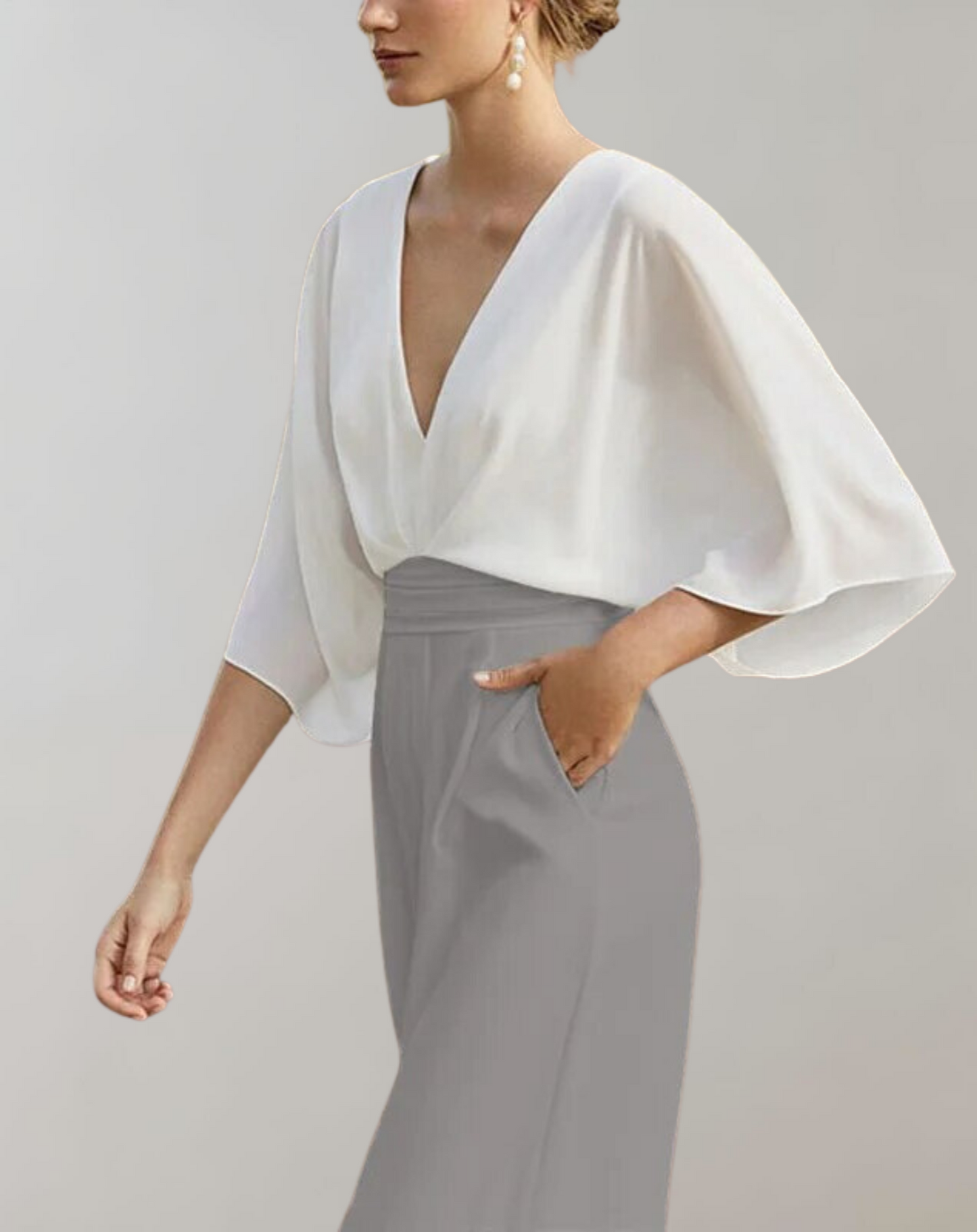 Ava – Mono elegante de pierna ancha para mujer