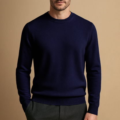 Hugo – Jersey de punto básico para hombre