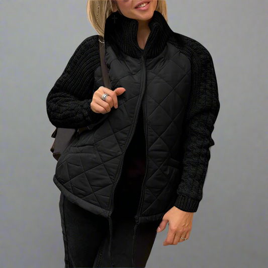 Marta - Chaqueta acolchada con mangas de punto mujer