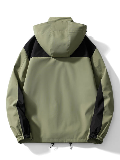 Diego - Chaqueta impermeable de hombre con forro desmontable