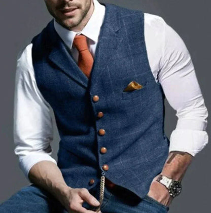 Valentino - Chaleco formal de vestir hombre con botones