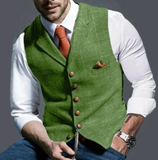Valentino - Chaleco formal de vestir hombre con botones
