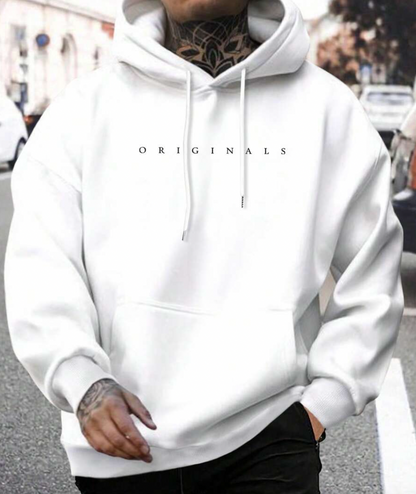 Logan - Sudadera algodón con capucha para hombre moda casual