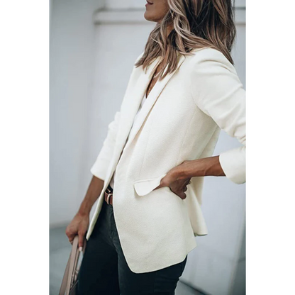 Aurora - Blazer mujer manga larga corte clásico