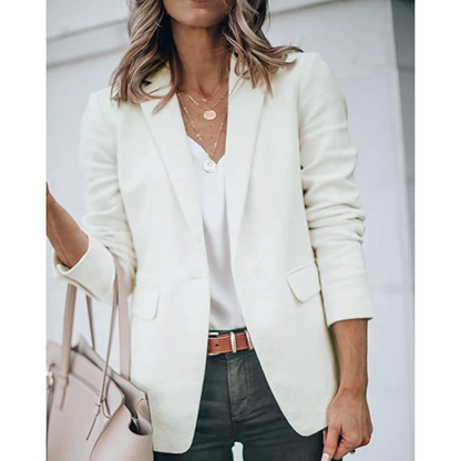 Aurora - Blazer mujer manga larga corte clásico