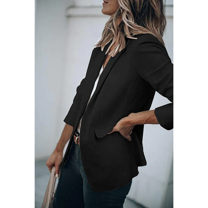 Aurora - Blazer mujer manga larga corte clásico