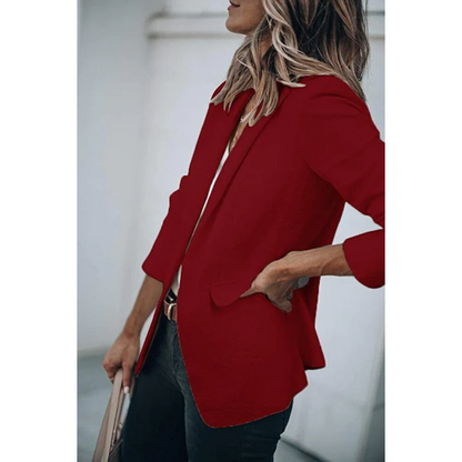 Aurora - Blazer mujer manga larga corte clásico