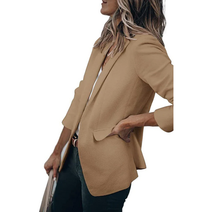 Aurora - Blazer mujer manga larga corte clásico