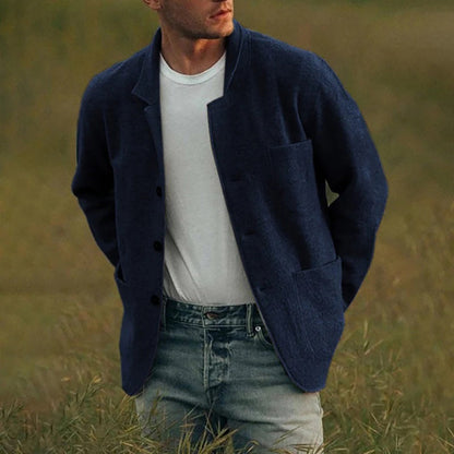 Adrián - Chaqueta de lana marrón hombre