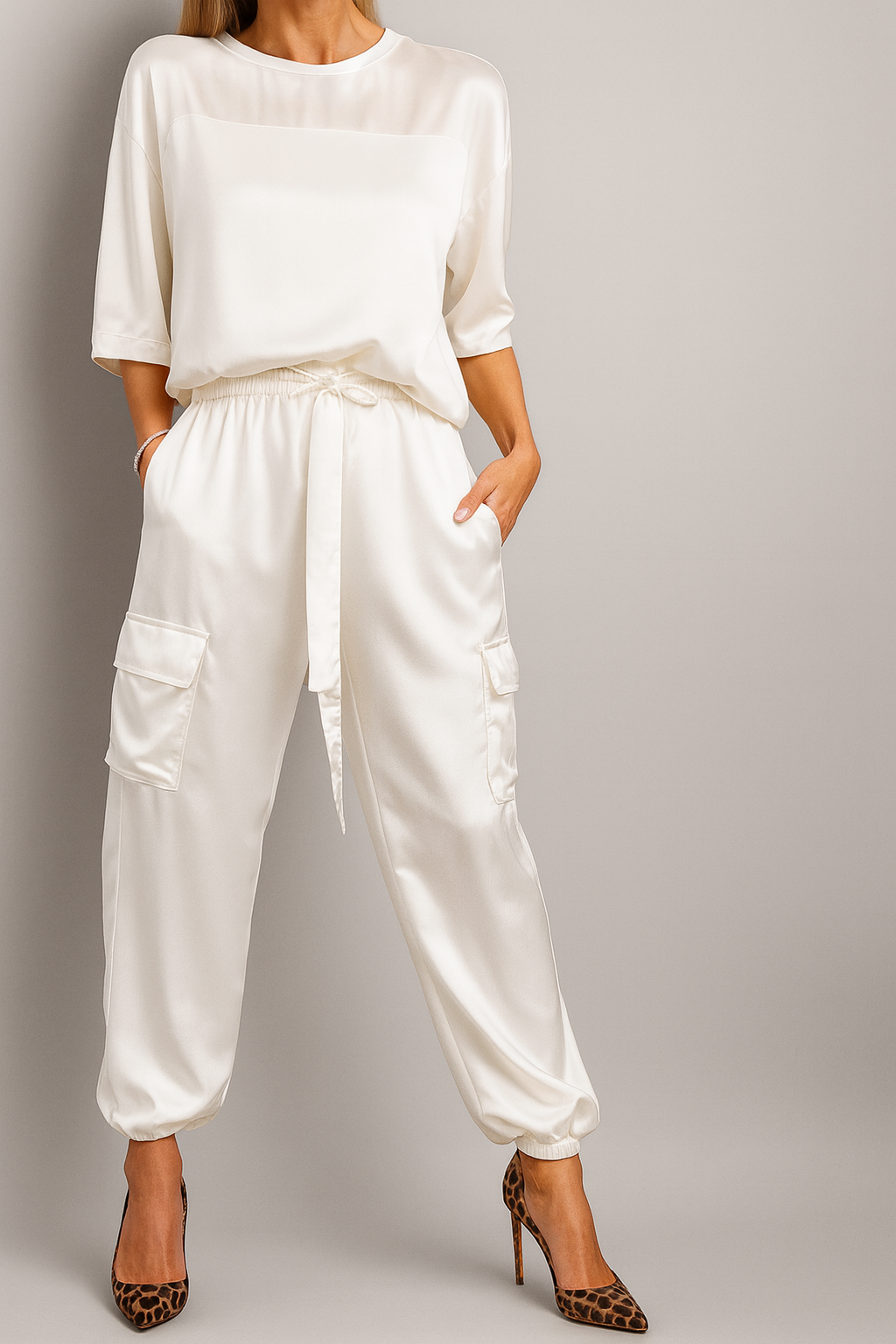 Emily – Conjunto cómodo de satén