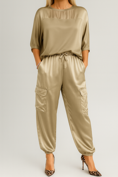 Emily – Conjunto cómodo de satén