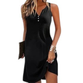 Isla – Vestido mini sin mangas de verano para mujer