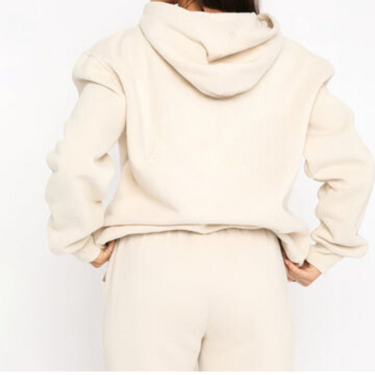 Marina - Conjunto de mujer sudadera oversize con capucha y pantalón jogger