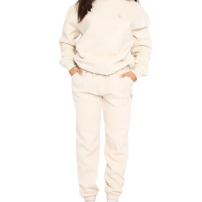 Marina - Conjunto de mujer sudadera oversize con capucha y pantalón jogger