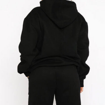 Marina - Conjunto de mujer sudadera oversize con capucha y pantalón jogger