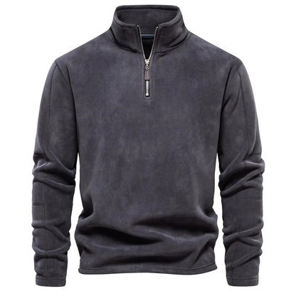 Oliver - Jersey polar con cremallera al cuello hombre