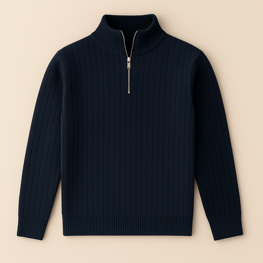 Lucas – Jersey de punto con cremallera para hombre