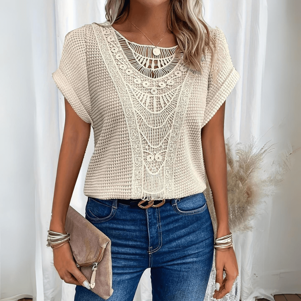 Isabella – Elegante blusa inspirada en Ibiza