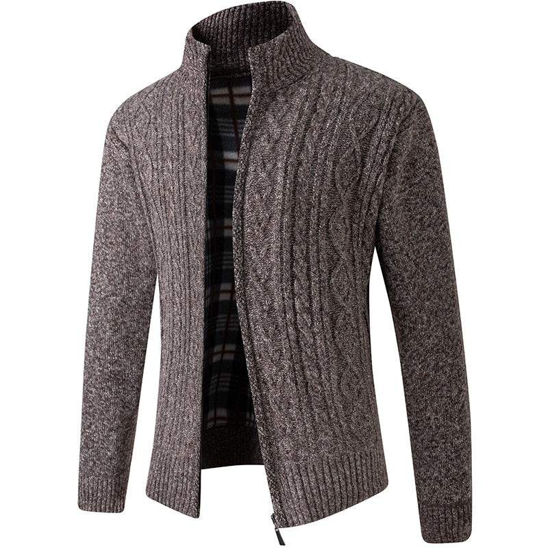 Hugo – Cárdigan Forrado de Invierno Hombre
