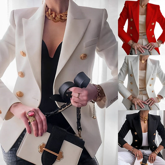 Atenea - Blazer  mujer con botones dorados