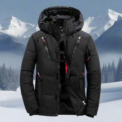 Santiago - Chaqueta acolchada con capucha impermeable