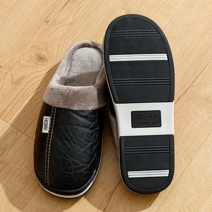 Javier – Zapatillas de Casa Acolchadas con Forro de Felpa para Hombre