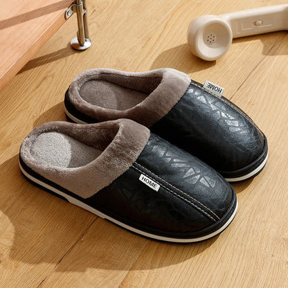 Javier – Zapatillas de Casa Acolchadas con Forro de Felpa para Hombre